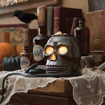 Spooky Skull Head Wax Warmer